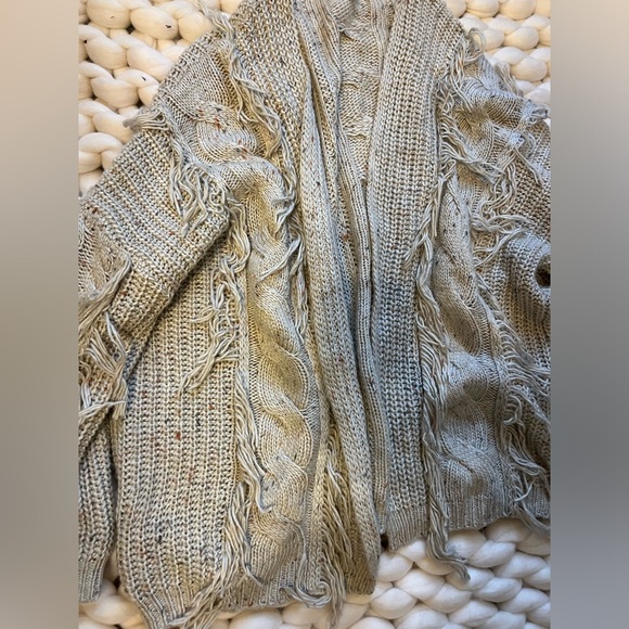 BP. Fringe knit cardigan - Picture 3 of 5